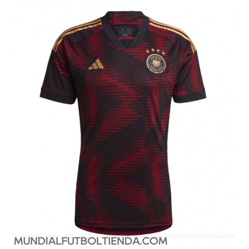 Camiseta Alemania Segunda Equipación Replica Mundial 2022 mangas cortas